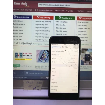 Thay màn hình iPhone 7 bị vỡ lấy ngay tại Kim Anh Mobile Đà Nẵng uy tín