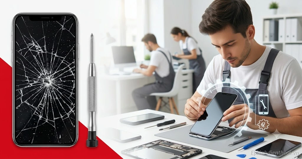 Thay màn hình iPhone nhanh chóng, lấy ngay tại Kim Anh Mobile Đà Nẵng