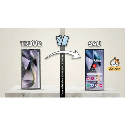 Thay màn hình Samsung Galaxy S24 Ultra bị vỡ lấy ngay tại Kim Anh Mobile Đà Nẵng.