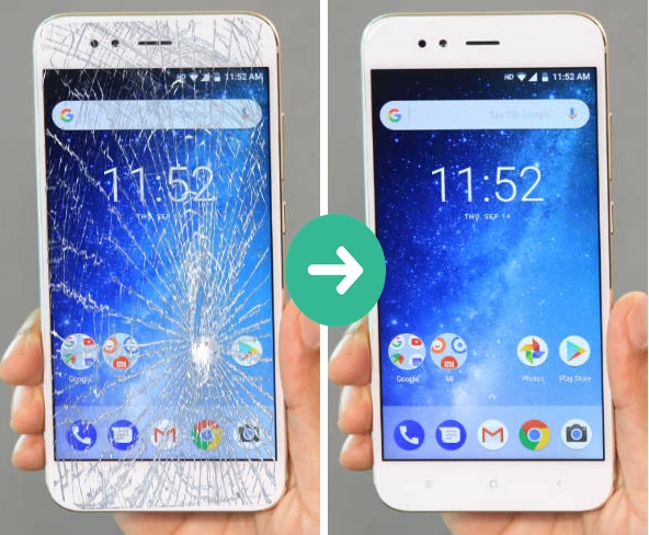 Thay màn hình điện thoại Xiaomi Mi A1 bị vỡ lấy ngay tại Kim Anh Mobile Đà Nẵng