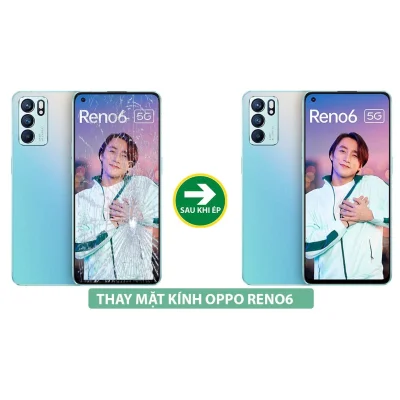 Thay mặt kính điện thoại Oppo Reno6 bị vỡ lấy ngay tại Kim Anh Mobile Đà Nẵng uy tín
