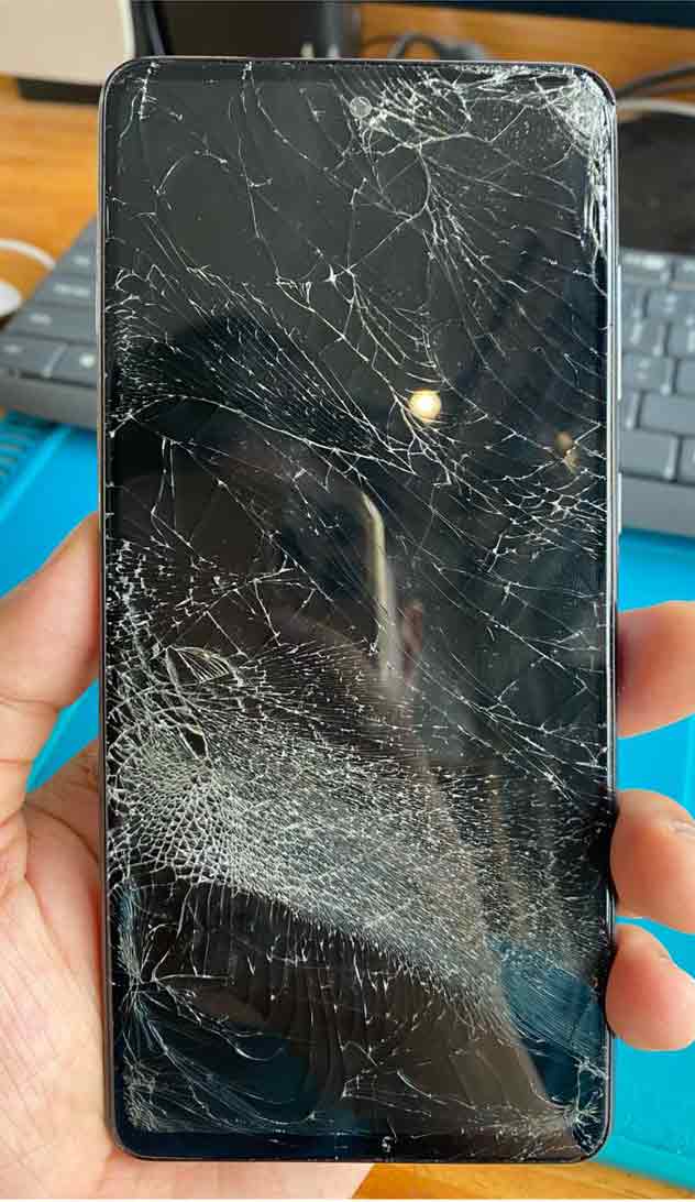 Màn hình Samsung A72 bị hỏng