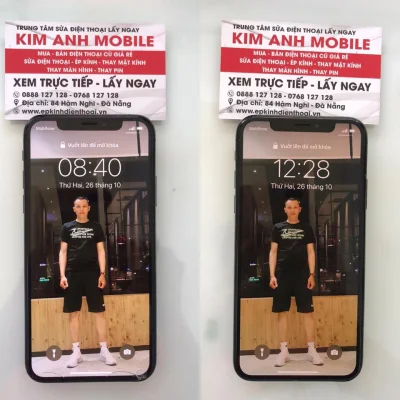 Dịch vụ ép kính iphone x bị bể cảm ứng tại đà nẵng