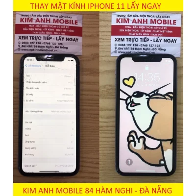 Ép kính , thay mặt kính iphone 11 chất lượng uy tín nhất đà nẵng