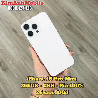 iPhone 16 Pro Max Chính Hãng Giá Rẻ Tại Kim Anh Mobile Đà Nẵng