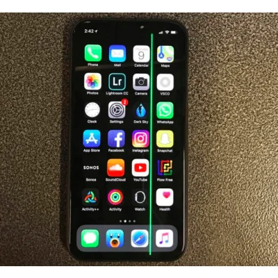 Iphone x sọc màn hình làm sao sửa? Cách khắc phục màn hình iphone đen