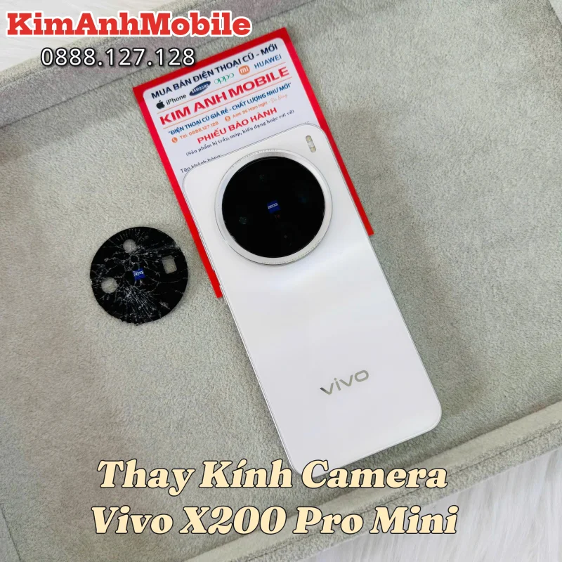 Kính Camera Sau Vivo X200 Pro Mini lấy liền tại Đà Nẵng chỉ có ở Kim Anh mobile