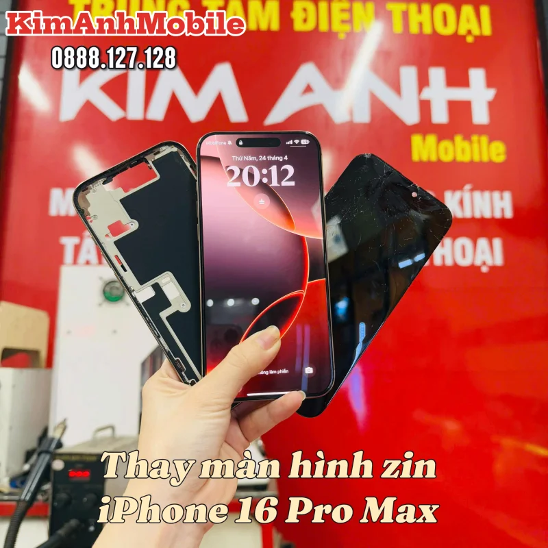 Màn Hình Chính Hãng iPhone 16 Pro Max Tại Đà Nẵng – Lấy Ngay Tại Kim Anh Mobile