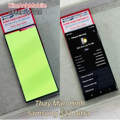 Màn hình Samsung Chính hãng ở đâu Uy tín - Màn hình S23 Ultra zin chính hãng