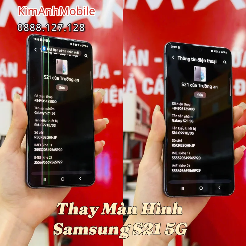 Màn Hình Samsung S21 Chính Hãng – Lấy Ngay Tại Kim Anh Mobile Đà Nẵng