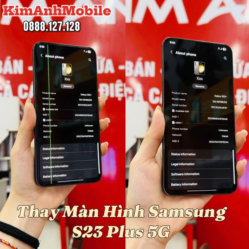 Màn Hình Samsung S23 Plus Chính Hãng – Lấy Ngay Tại Kim Anh Mobile Đà Nẵng