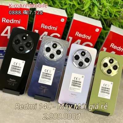 Redmi 14C - Máy mới giá rẻ phục vụ đầy đủ nhu cầu của khách