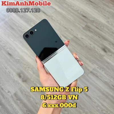 Samsung Z Flip 5 – Siêu phẩm gập thời thượng, giá chỉ từ 6 triệu!