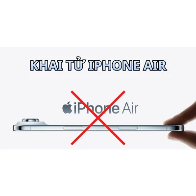 Sốc: Apple âm thầm khai tử iPhone Air chỉ sau vài tháng ra mắt!