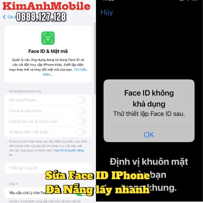 Sửa FACE ID tại Đà Nẵng – Lỗi hầu như ai cũng gặp khi dùng iPhone