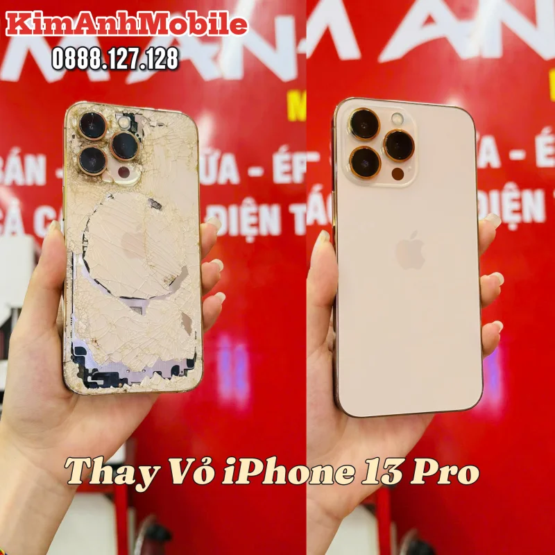 Thay Vỏ iPhone 13 Pro – Tân Trang Máy, Đẹp Như Mới Tại Kim Anh Mobile Đà Nẵng