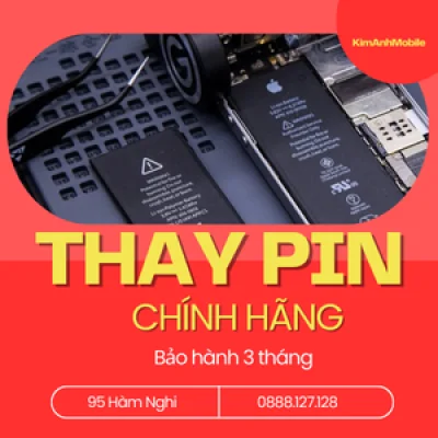 Báo Giá thay pin iPhone tại Kim Anh Mobile