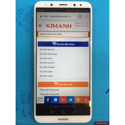 Ép kính điện thoại Huawei Nova 2i uy tín, lấy liền, giá rẻ nhất Đà Nẵng