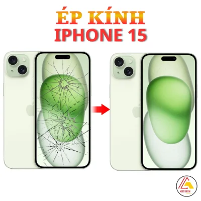 Ép kính iphone 15 tại Kim Anh Mobiles