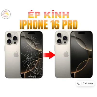 Ép kính iPhone 16 Pro Giá rẻ, Nhanh chóng, Chất lượng tại Đà Nẵng