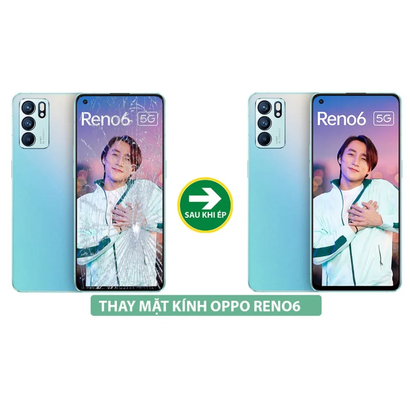 Ép kính Oppo Reno 6