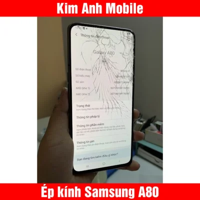 Ép kính, Thay mặt kính Samsung A80 tại Đà Nẵng