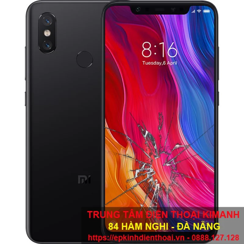 Ép kính Xiaomi Mi8