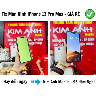 Fix Màn Hình Xanh Trắng iPhone 13 Pro Max Tại Đà Nẵng