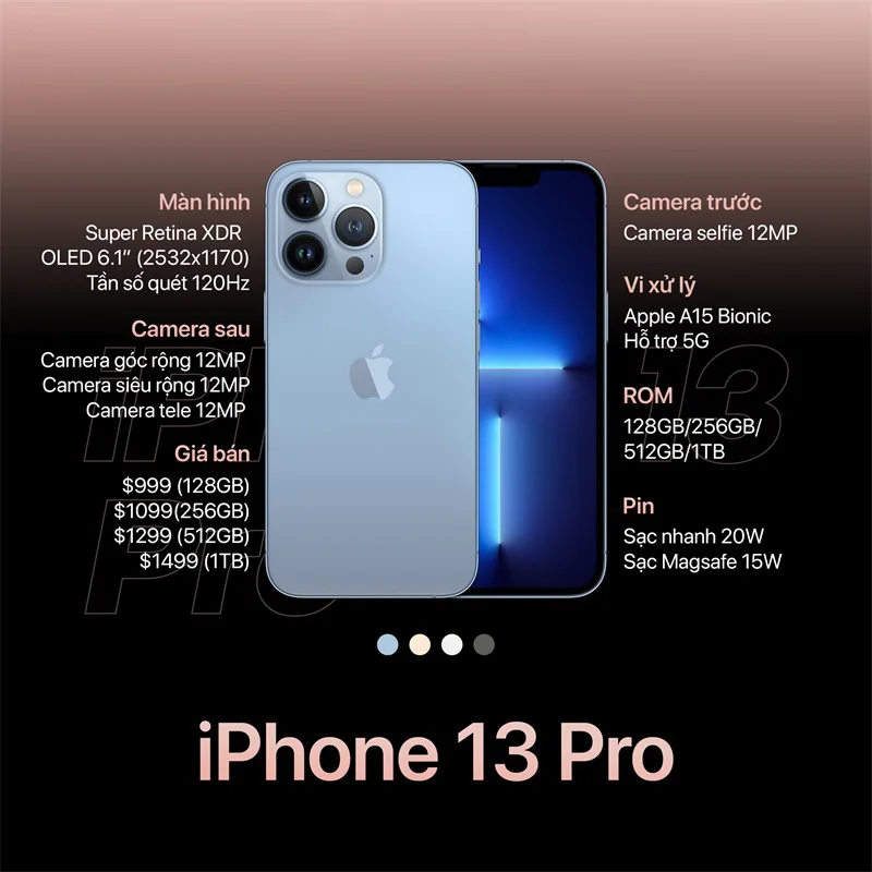 iPhone 13 Pro Likenew Giá Rẻ Tại Đà Nẵng