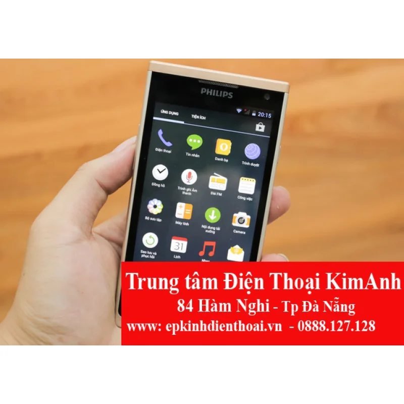 thay kính cảm ứng philips s388