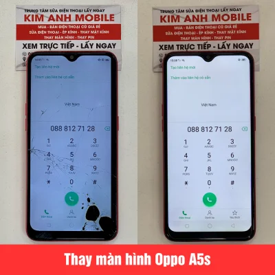Thay màn hình Oppo A5s tại Đà Nẵng