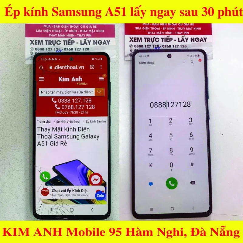 Thay mặt kính Samsung A51 tại Đà Nẵng