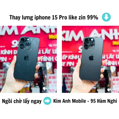 Thay Nắp Lưng iPhone 15 Pro Tại Đà Nẵng