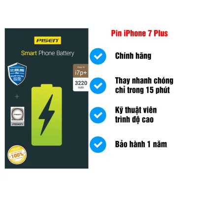 Thay pin iPhone 7, 7 Plus tại Đà Nẵng