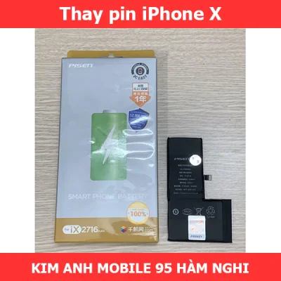 Thay pin iphone X tại Đà Nẵng