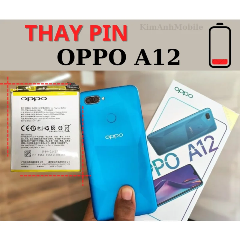 Thay Pin Oppo A12 Uy tín tại Đà Nẵng