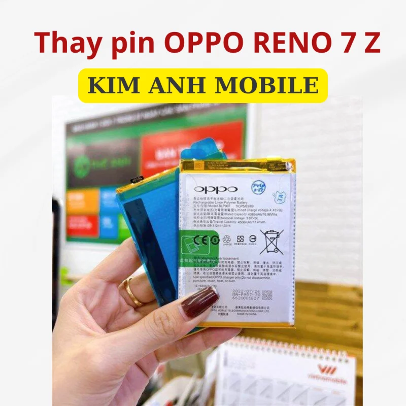 Thay pin Oppo Reno 7z giá rẻ tại Đà Nẵng