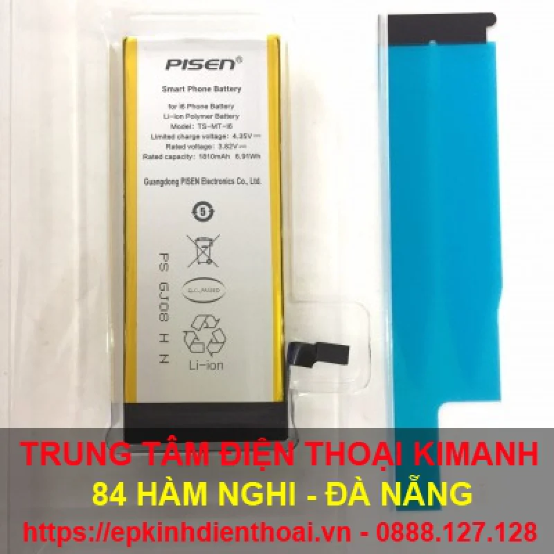 Thay pin pisen cho các dòng iphone 6s giá rẻ tại Đà Nẵng