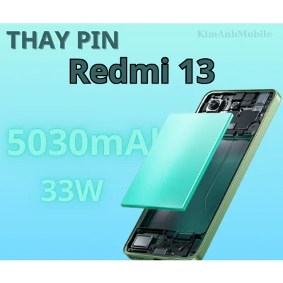 Thay pin Redmi 13 giá rẻ lấy ngay tại Đà Nẵng