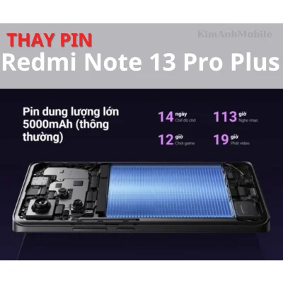Thay Pin Redmi Note 13 Pro Plus tại Đà Nẵng