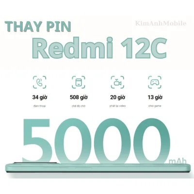 Thay Pin Xiaomi Redmi 12C Giá Rẻ Đà Nẵng